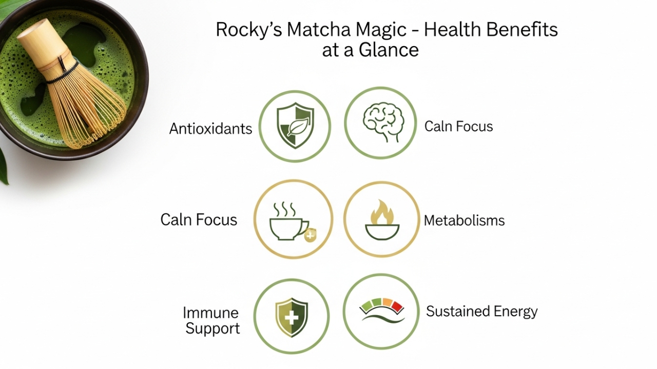 Rocky’s Matcha Magic: Discover the Health Benefits of This Super Green