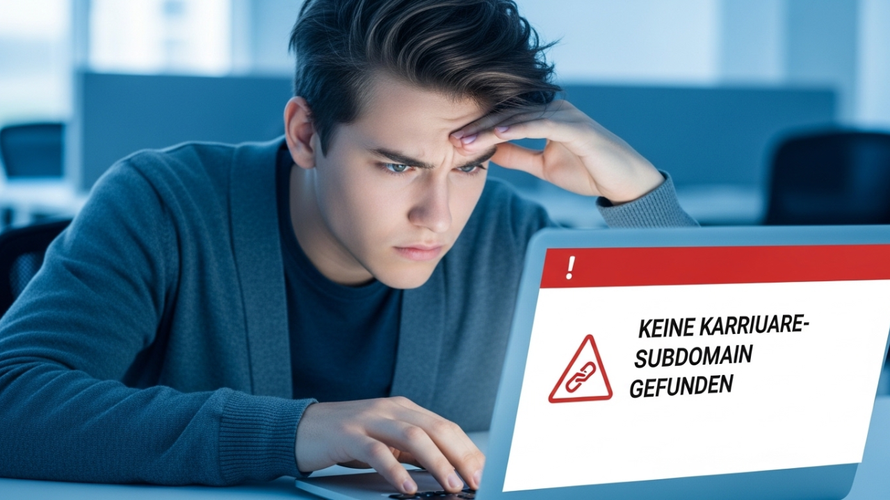 Keine Karriere-Subdomain Gefunden