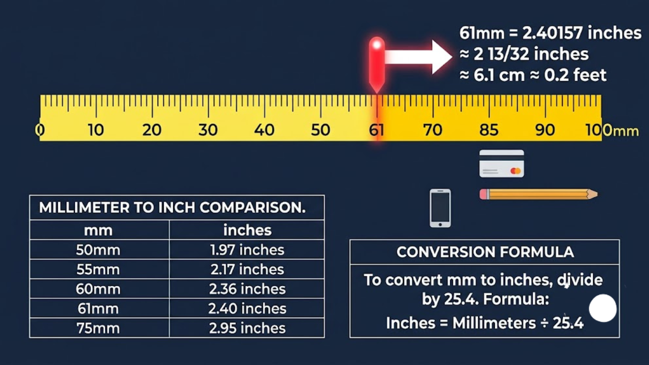 61mm to Inches: Your Simple, Complete Conversion Guide