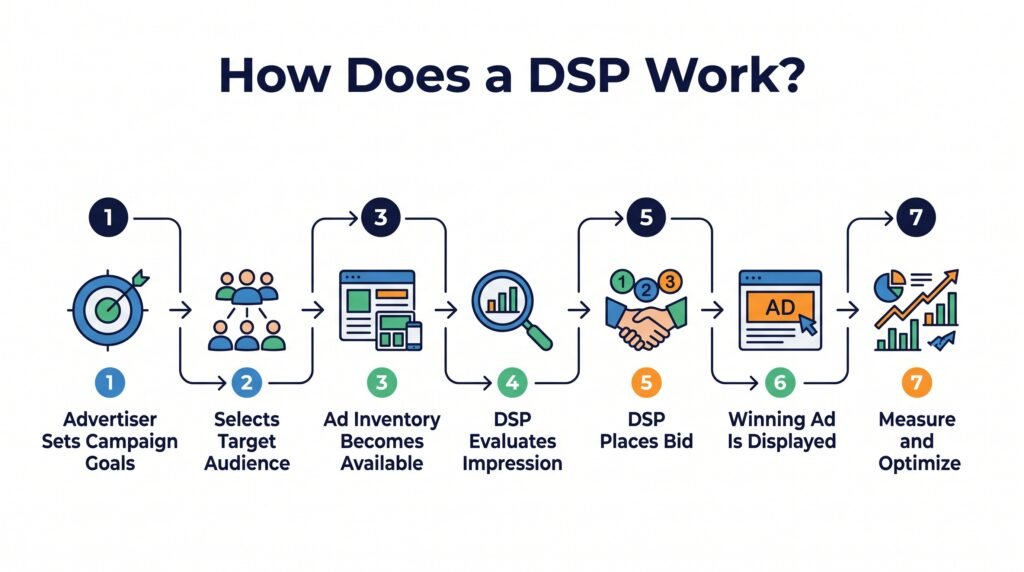 How a demand-side platform works in programmatic advertising