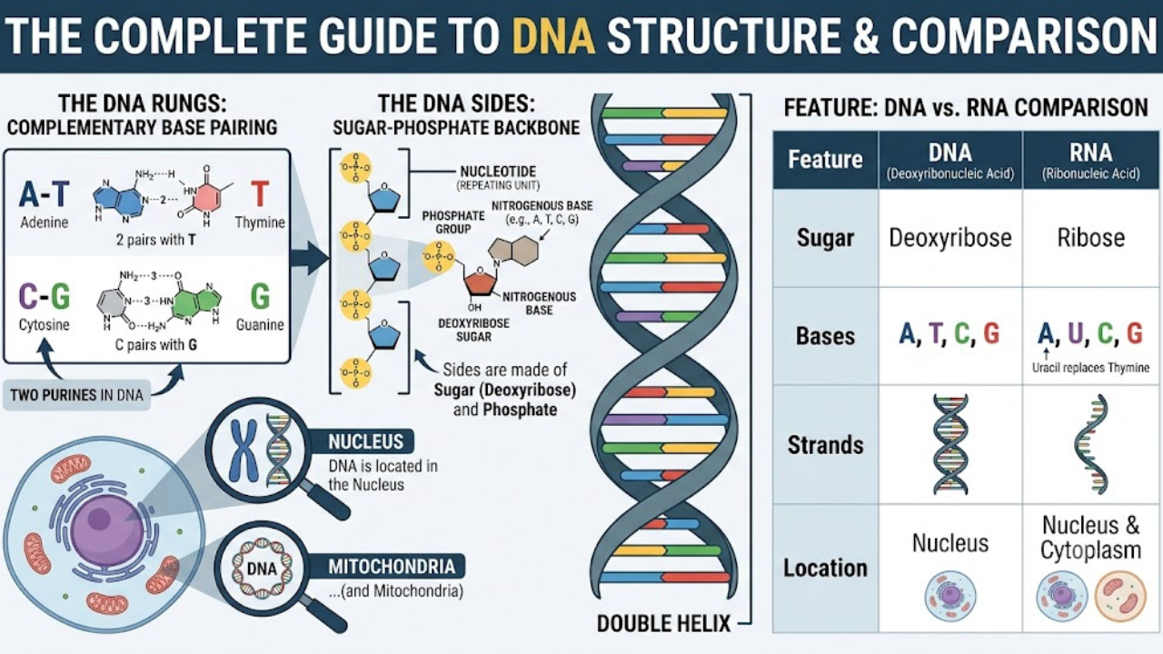 What Are The Rungs Of The DNA Ladder Made Of 