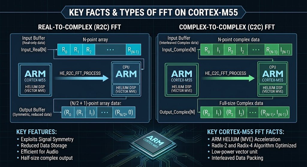 Implementing an FFT on a Cortex-M55