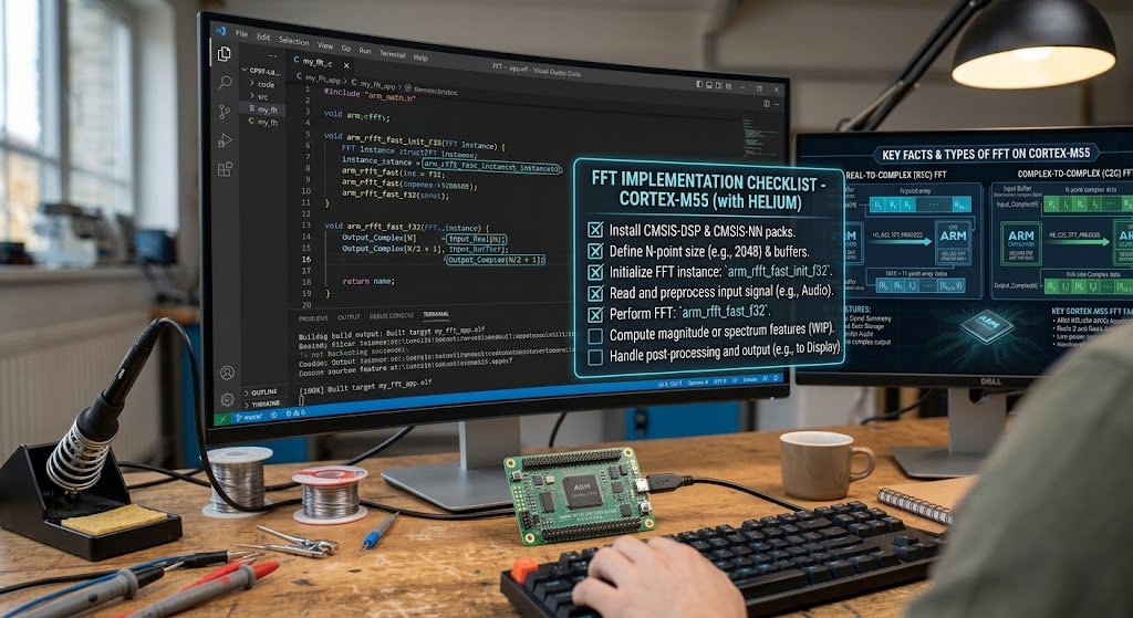 Implementing an FFT on a Cortex-M55