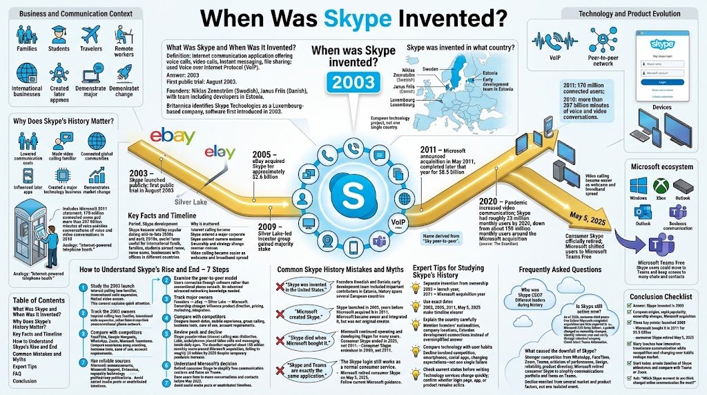 When Was Skype Invented: Complete Easy Guide